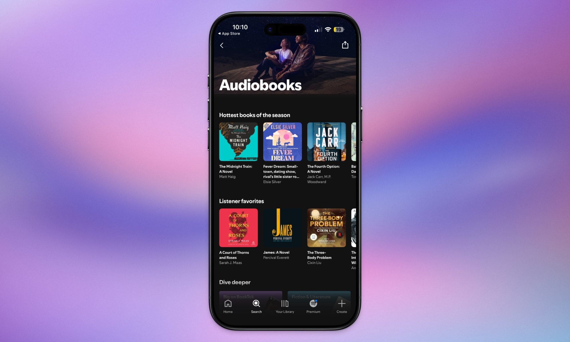 Livres audio sur Spotify