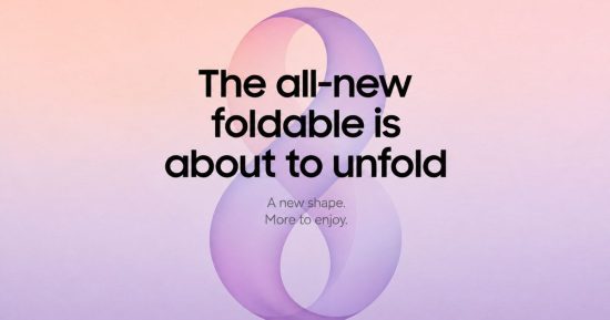 Samsung ne cache pas qu'un téléphone pliable plus large et convivial arrive