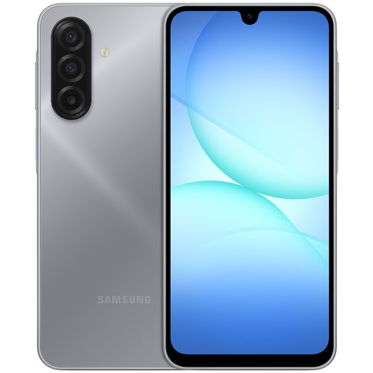 Samsung Galaxy A17 5G gris, faces avant et arrière